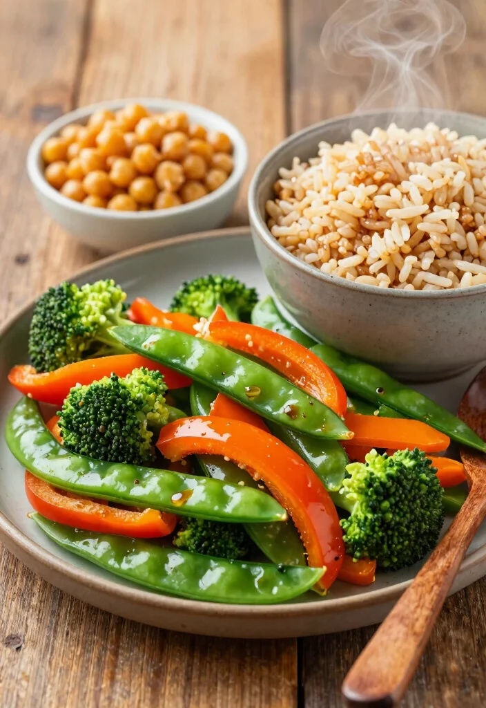 12 Vegan Dinner Recipes for Simple Plant-Based Meals 1 12 Vegan Dinner Recipes for Simple Plant-Based Meals - 1. Quick Chickpea Stir-Fry 1