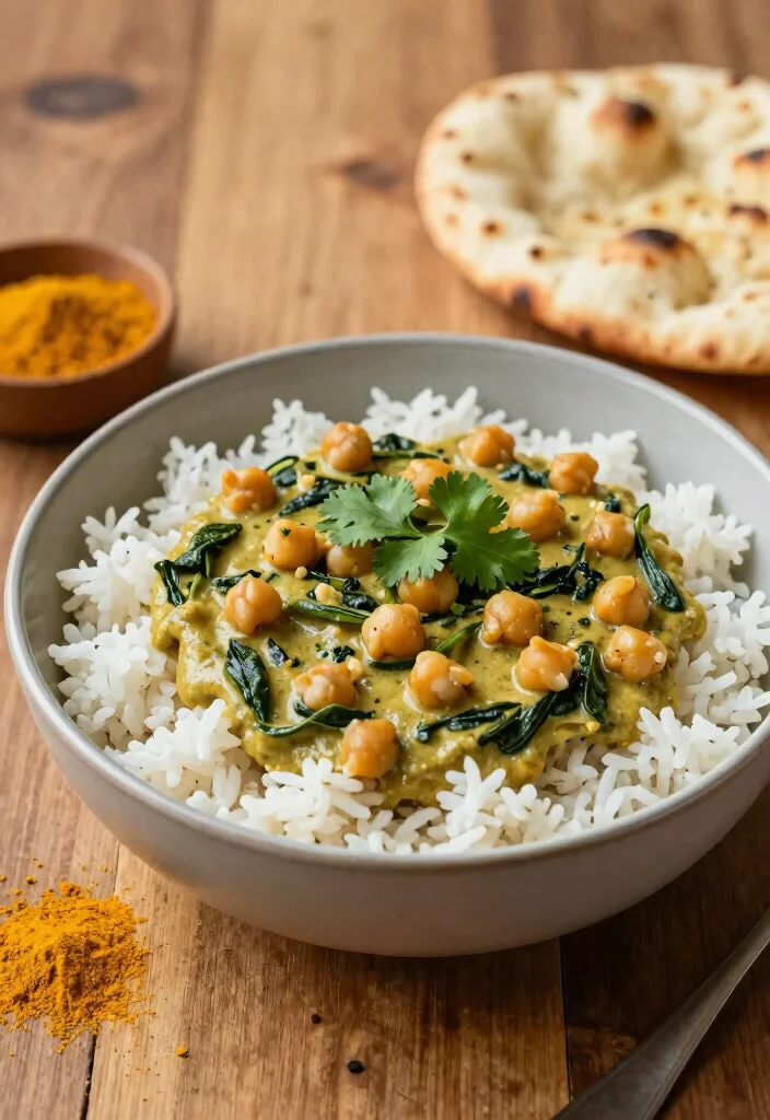 12 Vegan Dinner Recipes for Simple Plant-Based Meals 122 12 Vegan Dinner Recipes for Simple Plant-Based Meals - 12. Chickpea and Spinach Curry 1