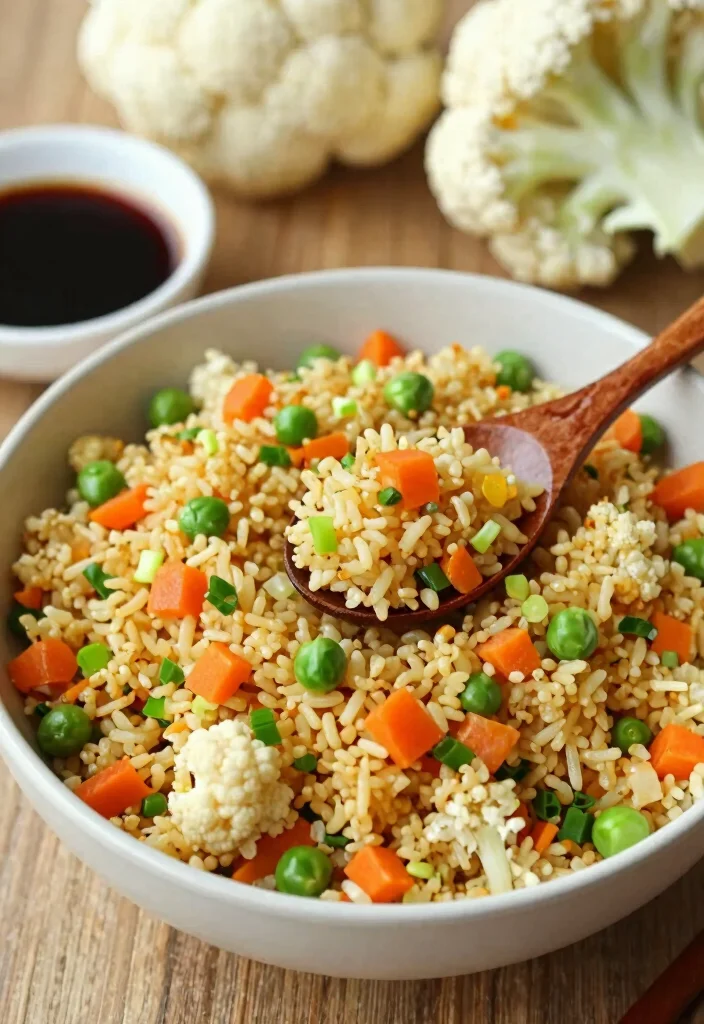 12 Vegan Dinner Recipes for Simple Plant-Based Meals 45 12 Vegan Dinner Recipes for Simple Plant-Based Meals - 5. Cauliflower Fried Rice 1