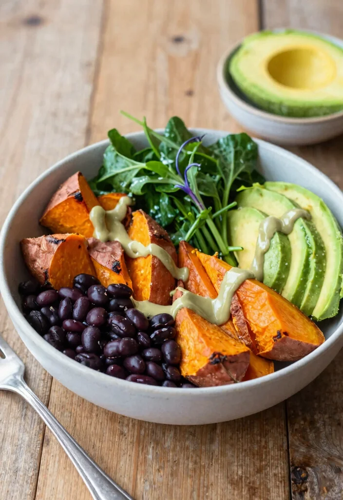 12 Vegan Dinner Recipes for Simple Plant-Based Meals 67 12 Vegan Dinner Recipes for Simple Plant-Based Meals - 7. Sweet Potato and Black Bean Bowl 1