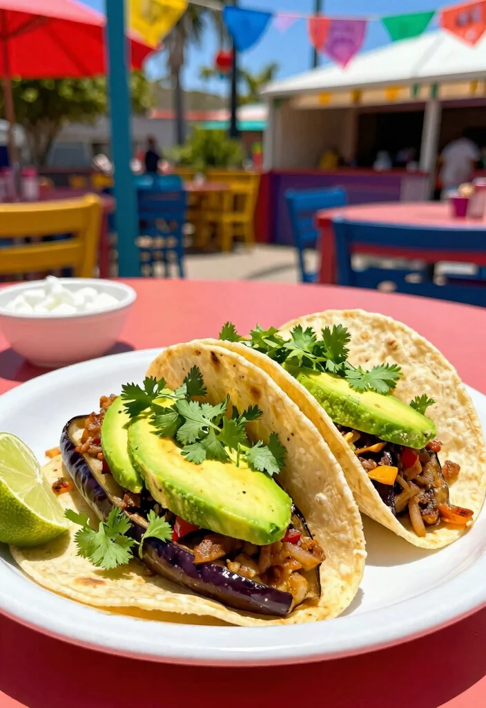 12 Vegan Eggplant Recipes for Hearty Meatless Dishes - 9. Eggplant Tacos 1