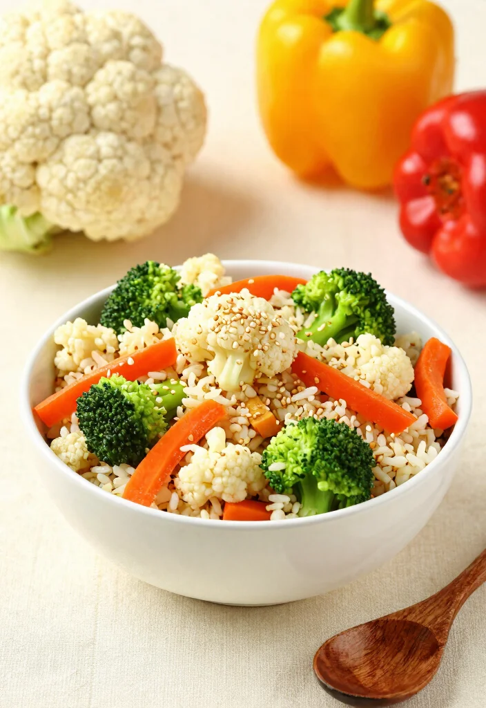 12 Vegetarian Keto Recipes for Low Carb Meatless Meals 23 12 Vegetarian Keto Recipes for Low Carb Meatless Meals - 3. Cauliflower Rice Stir-Fry 1