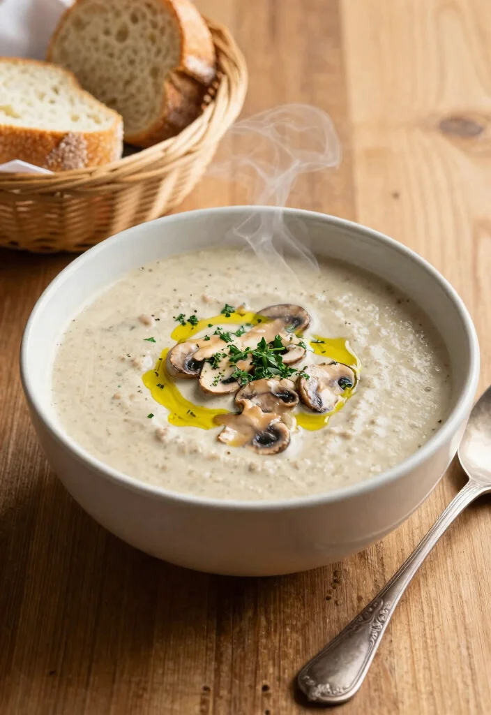 12 Vegetarian Keto Recipes for Low Carb Meatless Meals 56 12 Vegetarian Keto Recipes for Low Carb Meatless Meals - 6. Creamy Mushroom Soup 1