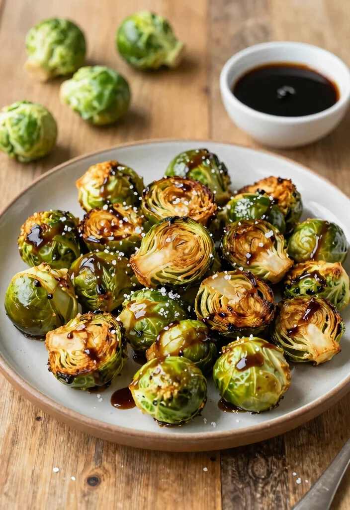12 Vegetarian Keto Recipes for Low Carb Meatless Meals 78 12 Vegetarian Keto Recipes for Low Carb Meatless Meals - 8. Roasted Brussels Sprouts with Balsamic Glaze 1