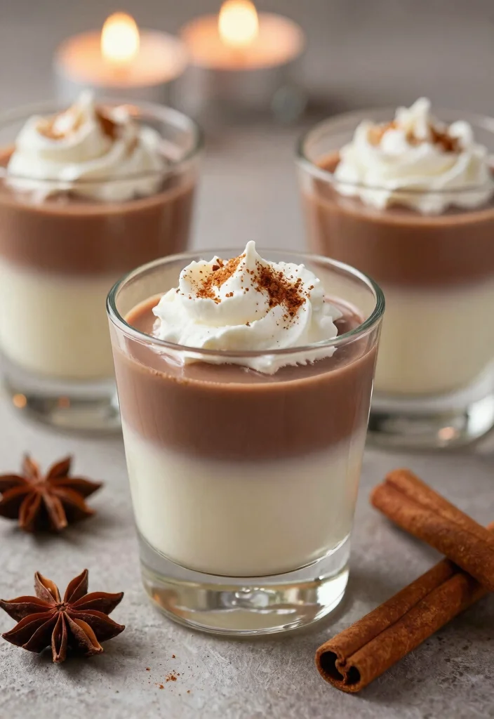 12 Winter Dessert Recipes for Cozy Cold Weather Nights - 10. Chai Spiced Hot Chocolate Panna Cotta 1
