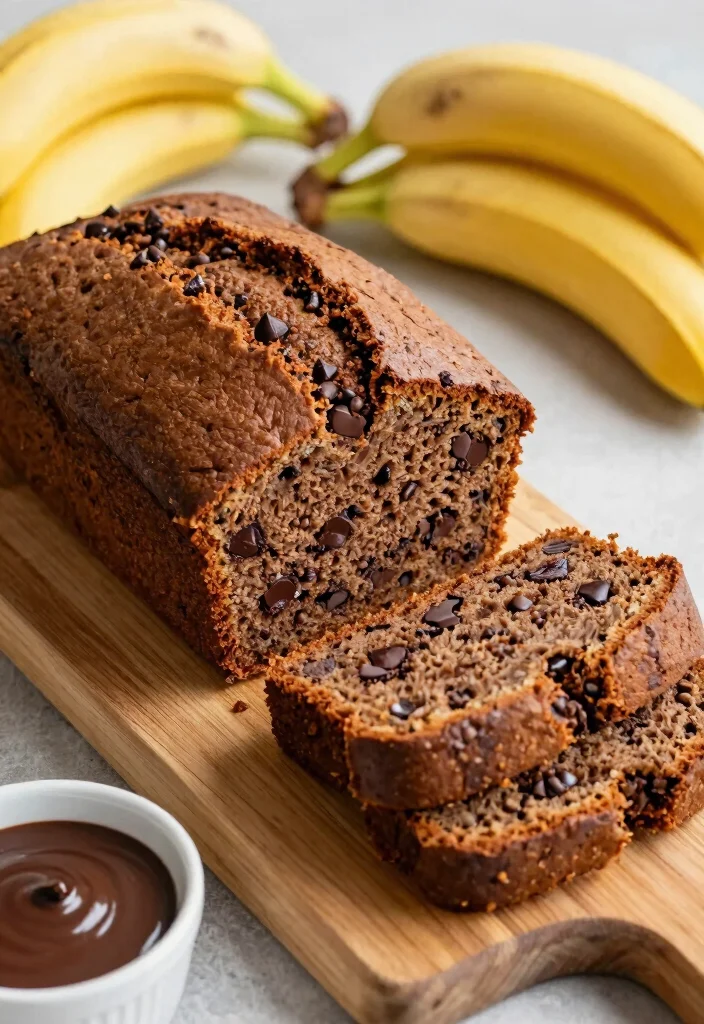 12 Winter Dessert Recipes for Cozy Cold Weather Nights - 12. Hot Chocolate Banana Bread 1