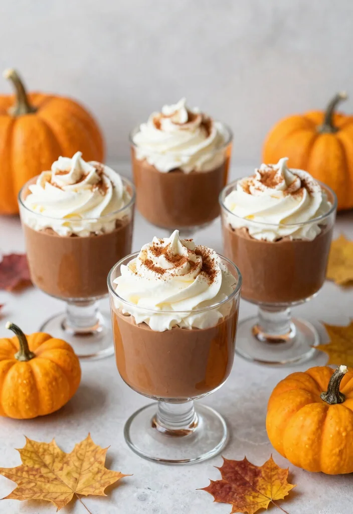 12 Winter Dessert Recipes for Cozy Cold Weather Nights - 2. Spiced Pumpkin Hot Chocolate Mousse 1