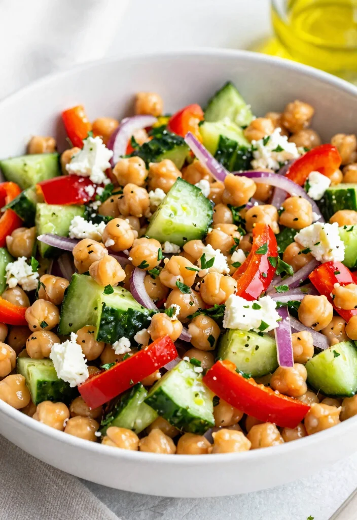 14 Best Dinner Recipes for Easy Weeknight Success 111 14 Best Dinner Recipes for Easy Weeknight Success - 11. Mediterranean Chickpea Salad 1
