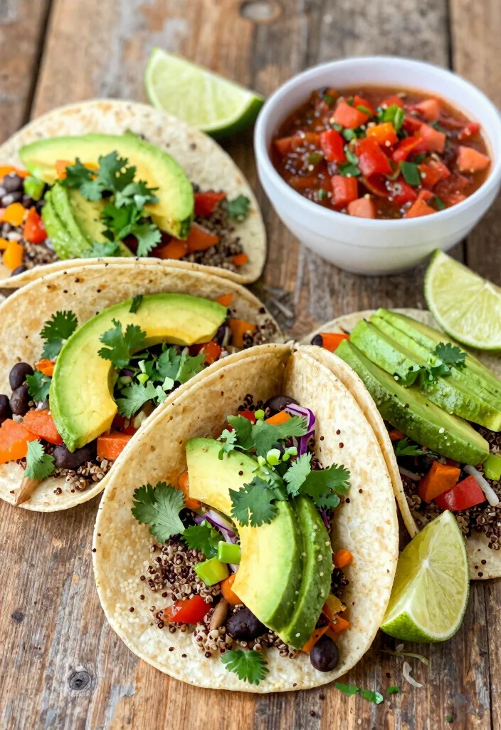 14 Best Dinner Recipes for Easy Weeknight Success 12 14 Best Dinner Recipes for Easy Weeknight Success - 2. Quinoa and Black Bean Tacos 1