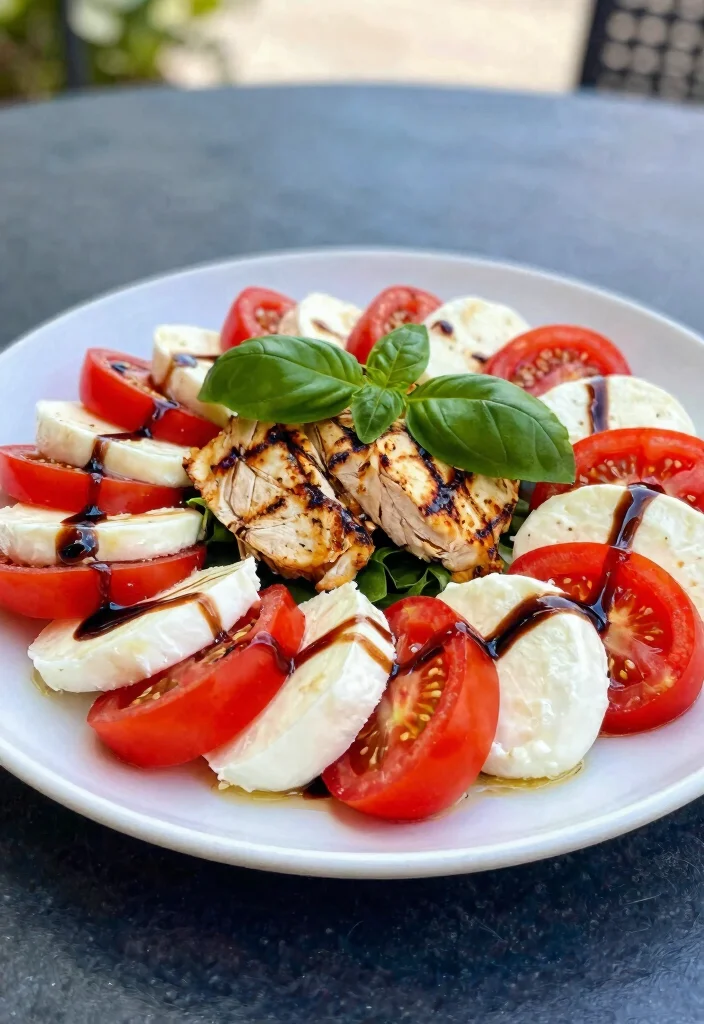 14 Best Dinner Recipes for Easy Weeknight Success 78 14 Best Dinner Recipes for Easy Weeknight Success - 8. Quick Caprese Salad with Grilled Chicken 1