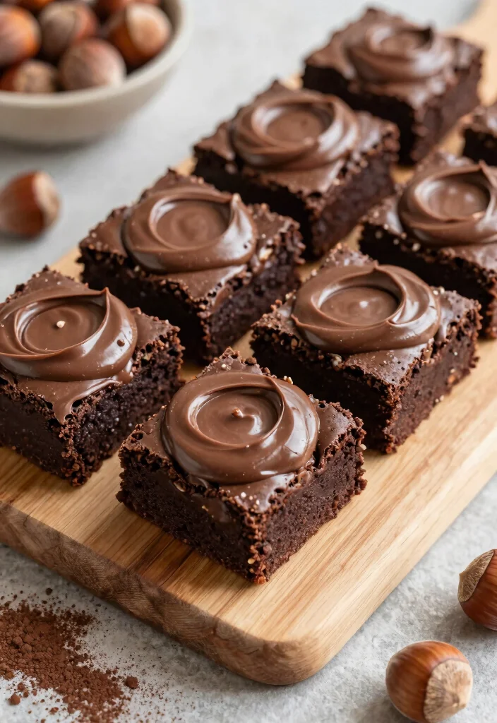 14 Chocolate Dessert Recipes for Rich and Easy Sweet Treats - 12. Chocolate Hazelnut Spread Brownies 1