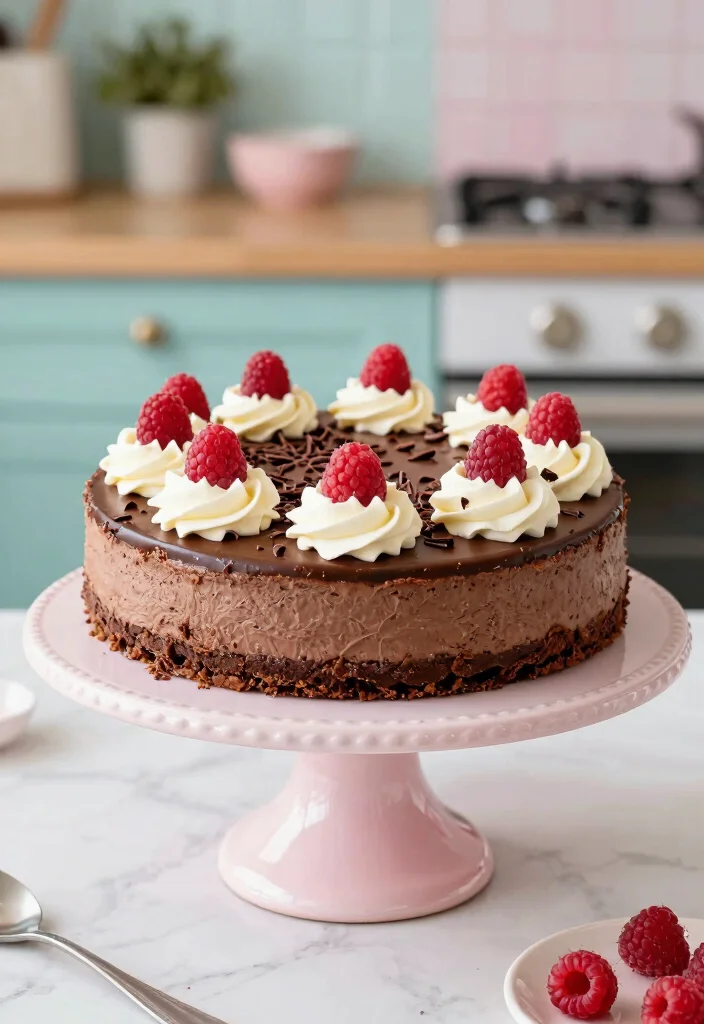 14 Chocolate Dessert Recipes for Rich and Easy Sweet Treats - 2. No-Bake Chocolate Cheesecake 1