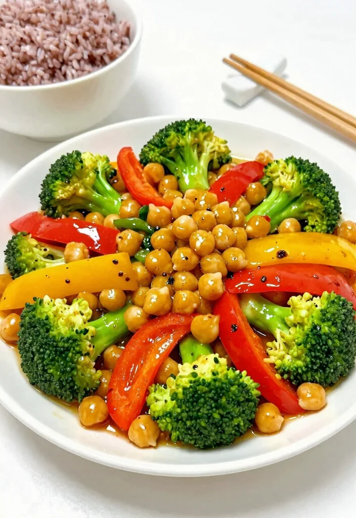 14 Low Calorie Dinner Recipes for Light Filling Meals - 2. Spicy Chickpea Stir-Fry 1