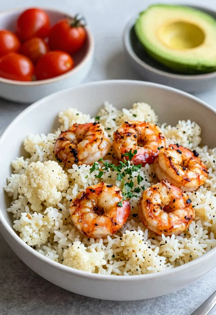 14 Low Calorie Dinner Recipes for Light Filling Meals - 3. Cauliflower Rice Bowl 1