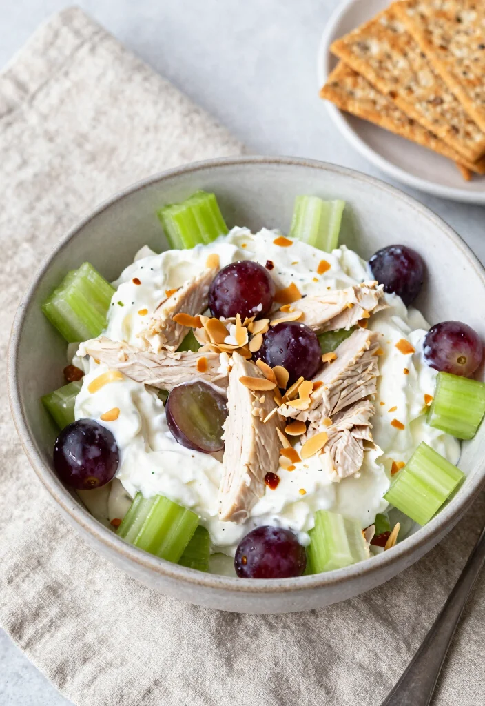 14 Low Calorie Dinner Recipes for Light Filling Meals - 9. Greek Yogurt Chicken Salad 1